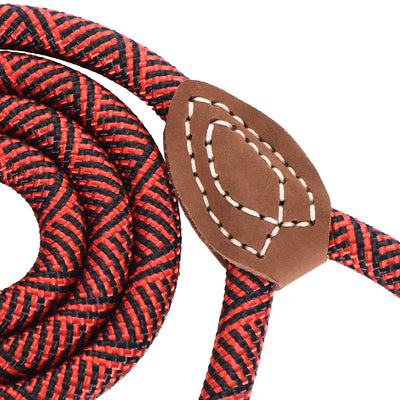 Mile High Life mountain climbing rope dog leash with leather connection — view 24