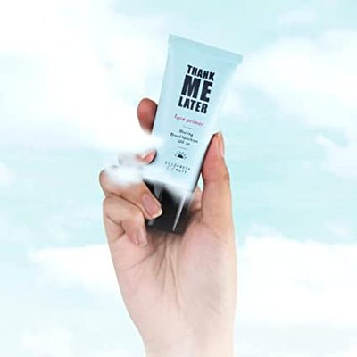 Elizabeth Mott Thank Me Later primer — blurring, hair, and illuminating variants — view 2