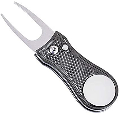 Mile High Life foldable golf divot tool with pop-up button and magnetic ball marker — view 14