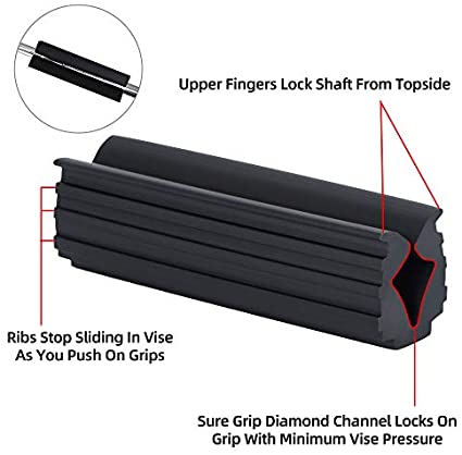 Mile High Life | Golf Grip Kit | DIY Regripping Golf Clubs | Grip Remover Blade| Rubber Vise Clamp | 15 Grip Tape Strips