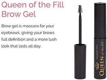 Elizabeth Mott Queen of the Fill cruelty-free eyebrow gel with brush wand — view 2