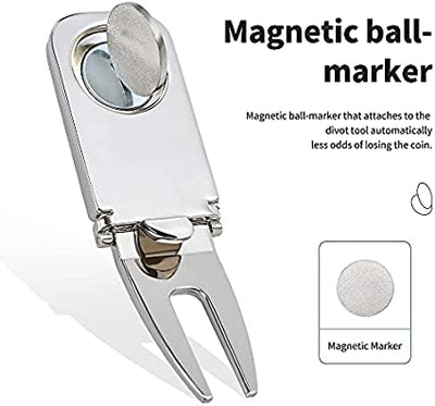 Mile High Life all-metal 3-in-1 golf divot tool with club and cigar holder — view 4