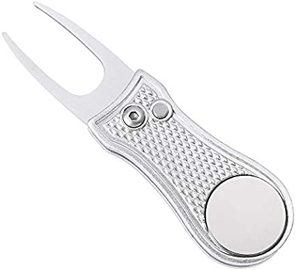 Mile High Life foldable golf divot tool with pop-up button and magnetic ball marker — view 12