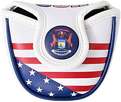 Mile High Life US states flag synthetic leather mallet putter cover — view 9