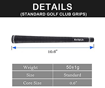 Mile High Life standard golf club grips 3-pack or 13-pack bundle — view 4
