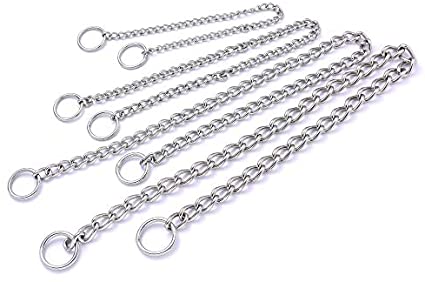 Mile High Life stainless steel dog training chain slip collar — view 5
