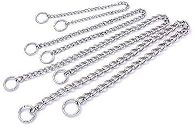 Mile High Life stainless steel dog training chain slip collar — view 5