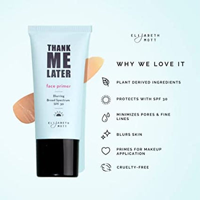 Elizabeth Mott Thank Me Later primer — blurring, hair, and illuminating variants — view 4