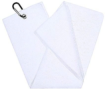 Mile High Life dual-side tri-fold microfiber golf towel with scrub and soft sides — view 12
