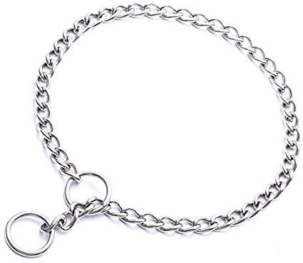 Mile High Life stainless steel dog training chain slip collar, main product photo