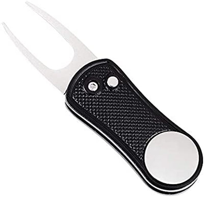Mile High Life foldable golf divot tool with pop-up button and magnetic ball marker — view 27