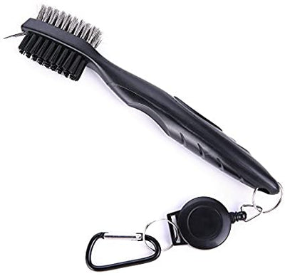 Mile High Life golf club brush with groove cleaner and retractable cord — view 15
