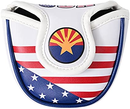 Mile High Life US states flag synthetic leather mallet putter cover — view 13