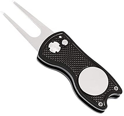 Mile High Life foldable golf divot tool with pop-up button and magnetic ball marker — view 22