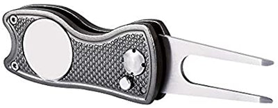 Mile High Life foldable golf divot tool with pop-up button and magnetic ball marker — view 3