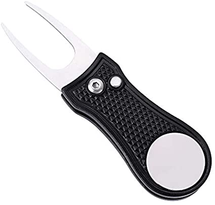 Mile High Life foldable golf divot tool with pop-up button and magnetic ball marker — view 9