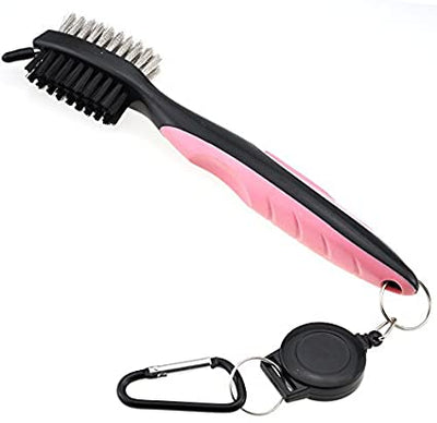 Mile High Life golf club brush with groove cleaner and retractable cord — view 10