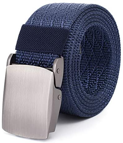 Mile High Life nylon web military belt with TSA-safe buckle — view 12