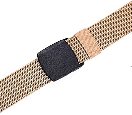 Mile High Life nylon web military belt with TSA-safe buckle — view 4