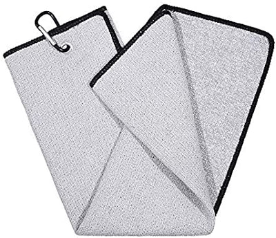 Mile High Life dual-side tri-fold microfiber golf towel with scrub and soft sides — view 15