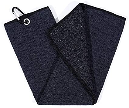 Mile High Life dual-side tri-fold microfiber golf towel with scrub and soft sides — view 16