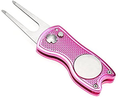Mile High Life foldable golf divot tool with pop-up button and magnetic ball marker — view 18