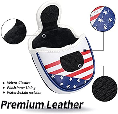 Mile High Life US states flag synthetic leather mallet putter cover — view 6