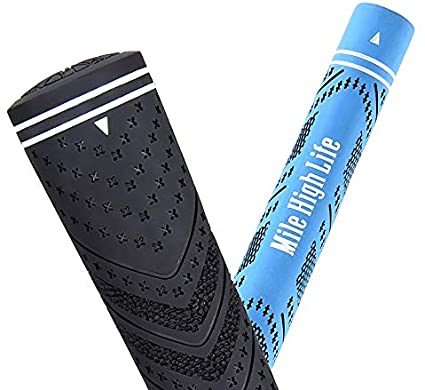 Mile High Life Avid multi-compound corded rubber golf club grips — view 3