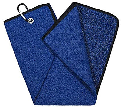 Mile High Life dual-side tri-fold microfiber golf towel with scrub and soft sides — view 7