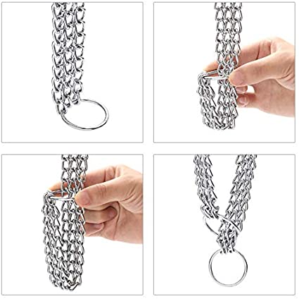 Mile High Life dog martingale chain training collar — view 6