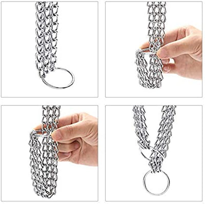 Mile High Life dog martingale chain training collar — view 6