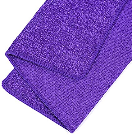 Mile High Life dual-side tri-fold microfiber golf towel with scrub and soft sides — view 5