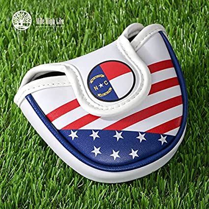 Mile High Life US states flag synthetic leather mallet putter cover — view 8