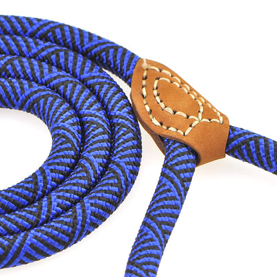 Mile High Life mountain climbing rope dog leash with leather connection — view 14