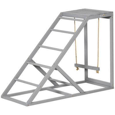 Chicken coop swing set with perch and hen ladder, main product photo