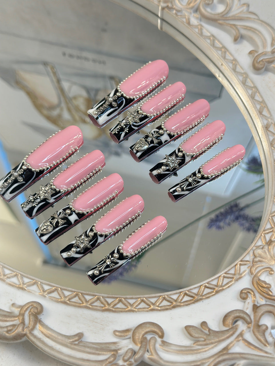 Press-on coffin nail tips CR64 S