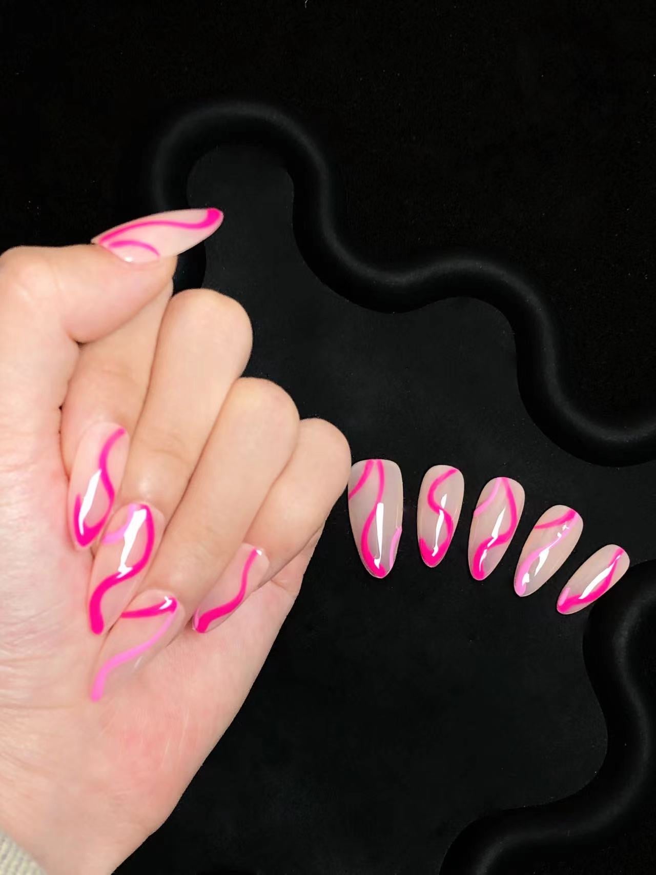 Press-on nails Style A074 S