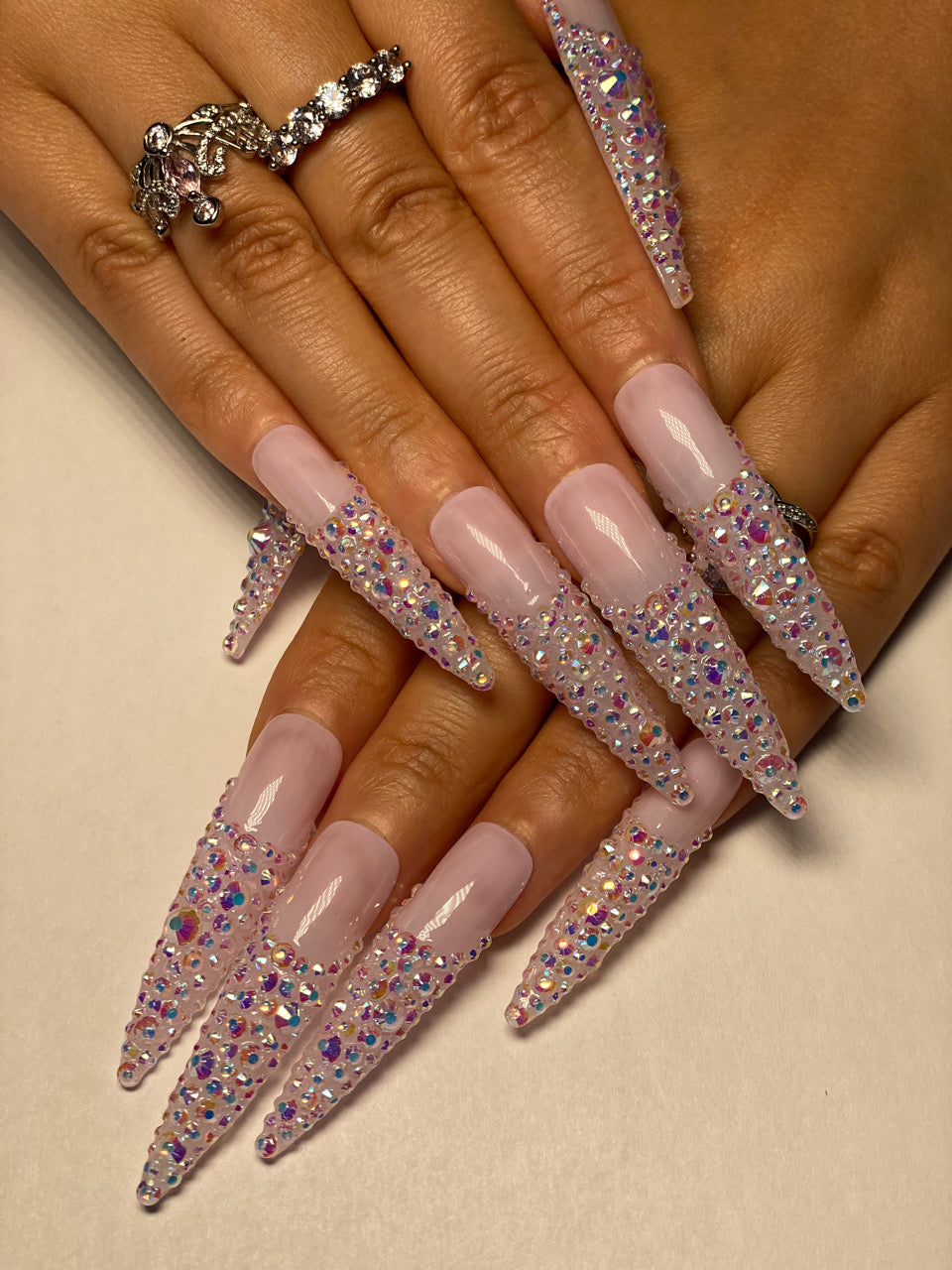 Press-on coffin nail tips ultra-thin MM1010 S
