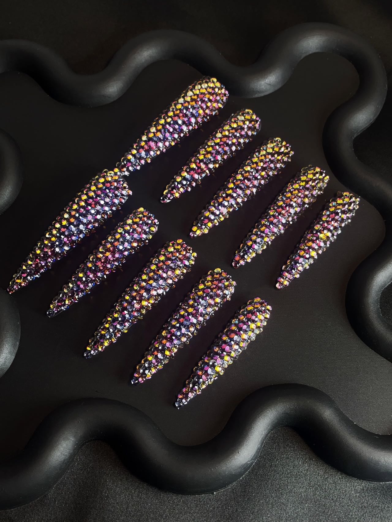 Press-on coffin nail tips ultra-thin MM1005 S
