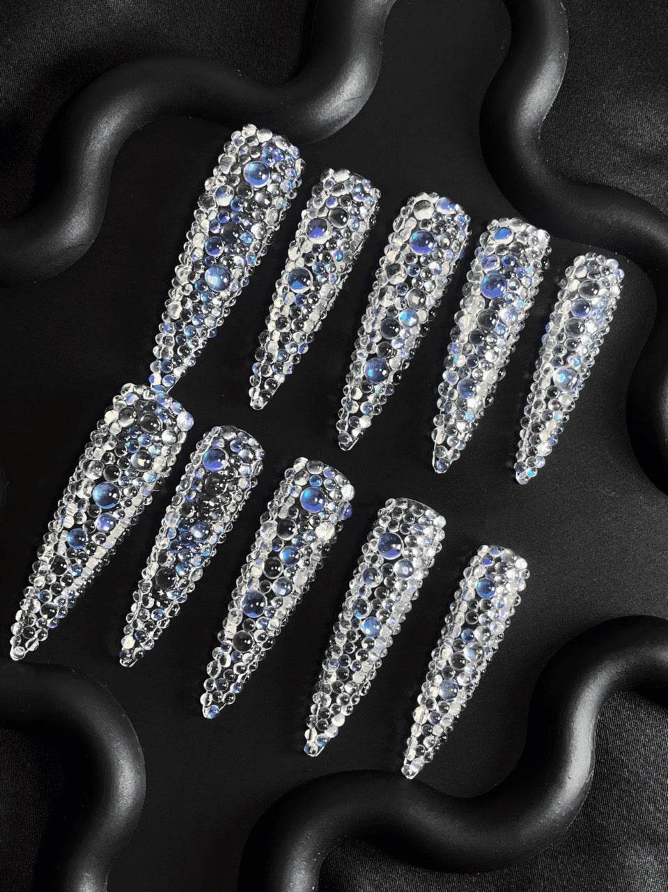 Press-on coffin nail tips ultra-thin MM1003 S
