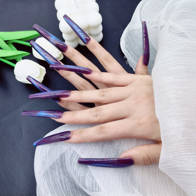 Press-on coffin nail tips OM1073 L