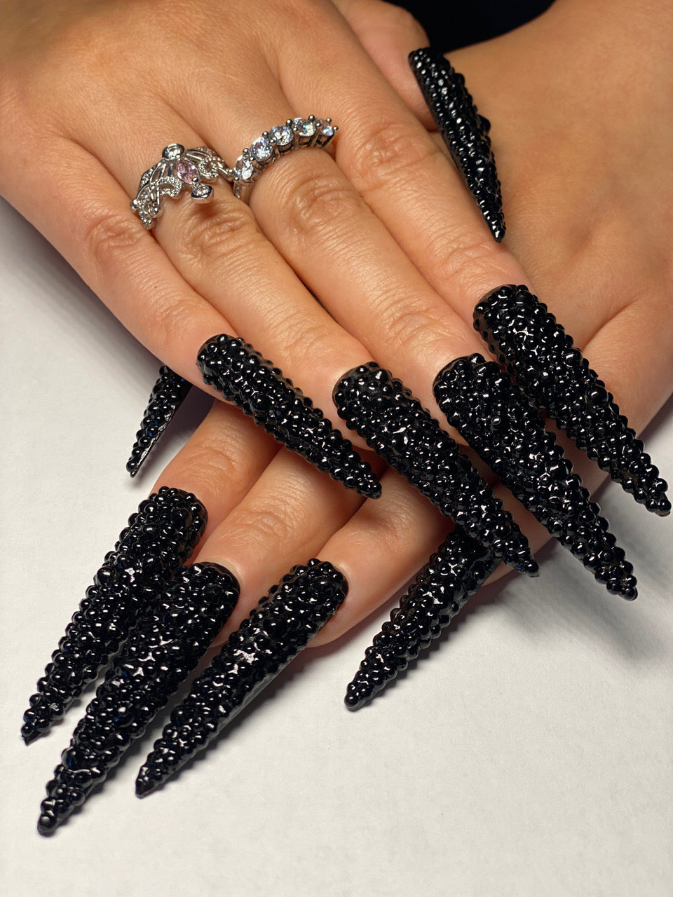 Press-on coffin nail tips ultra-thin MM1013 S