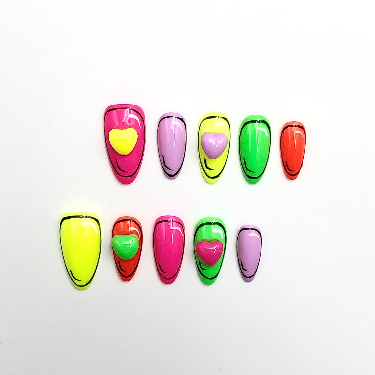 Press-on nails Style CR42 M