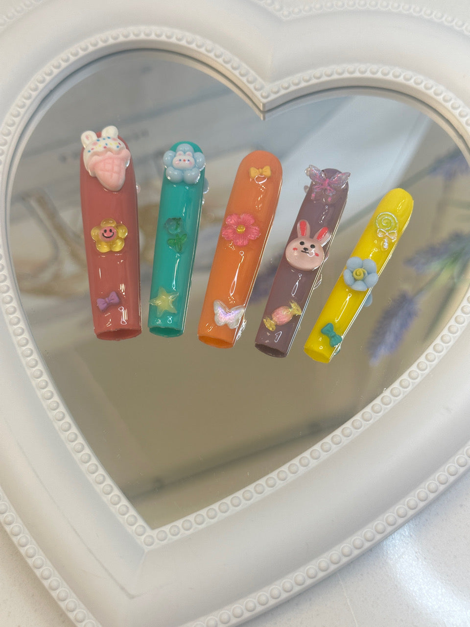 Press-on nails Style CR03 L