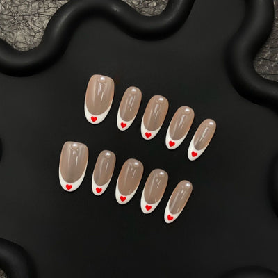 Short press-on nails CR172 L