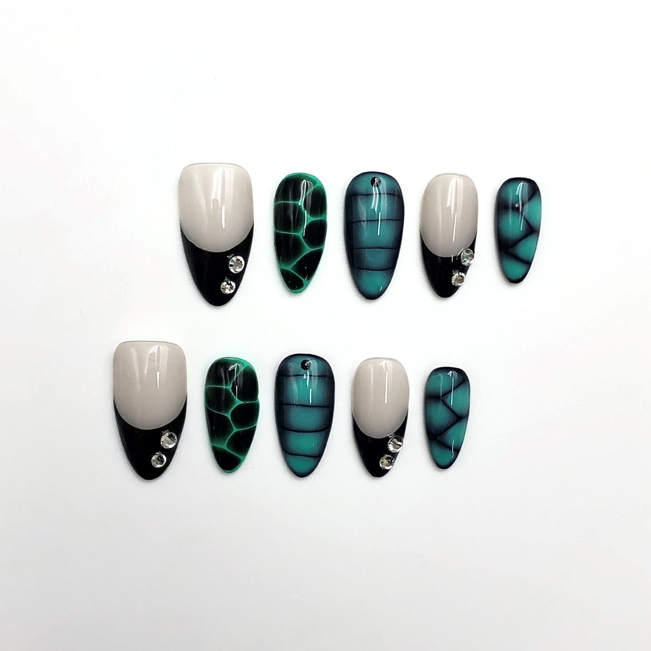 Press-on nails Style CR46 M