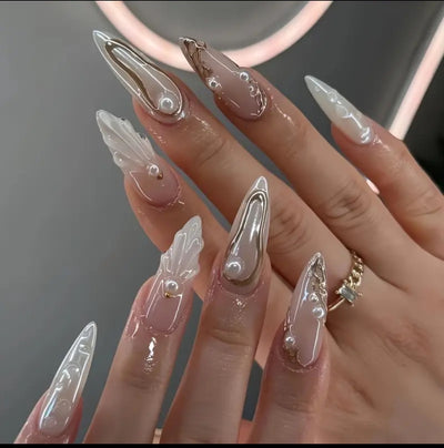 Short press-on nails B20 S