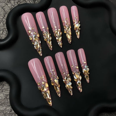 Press-on coffin nail tips CR25 – gallery 4