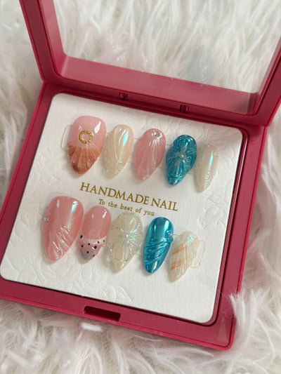 Short press-on nails CR85 – gallery 4