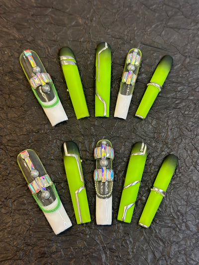 Press-on coffin nail tips CR90 – gallery 4